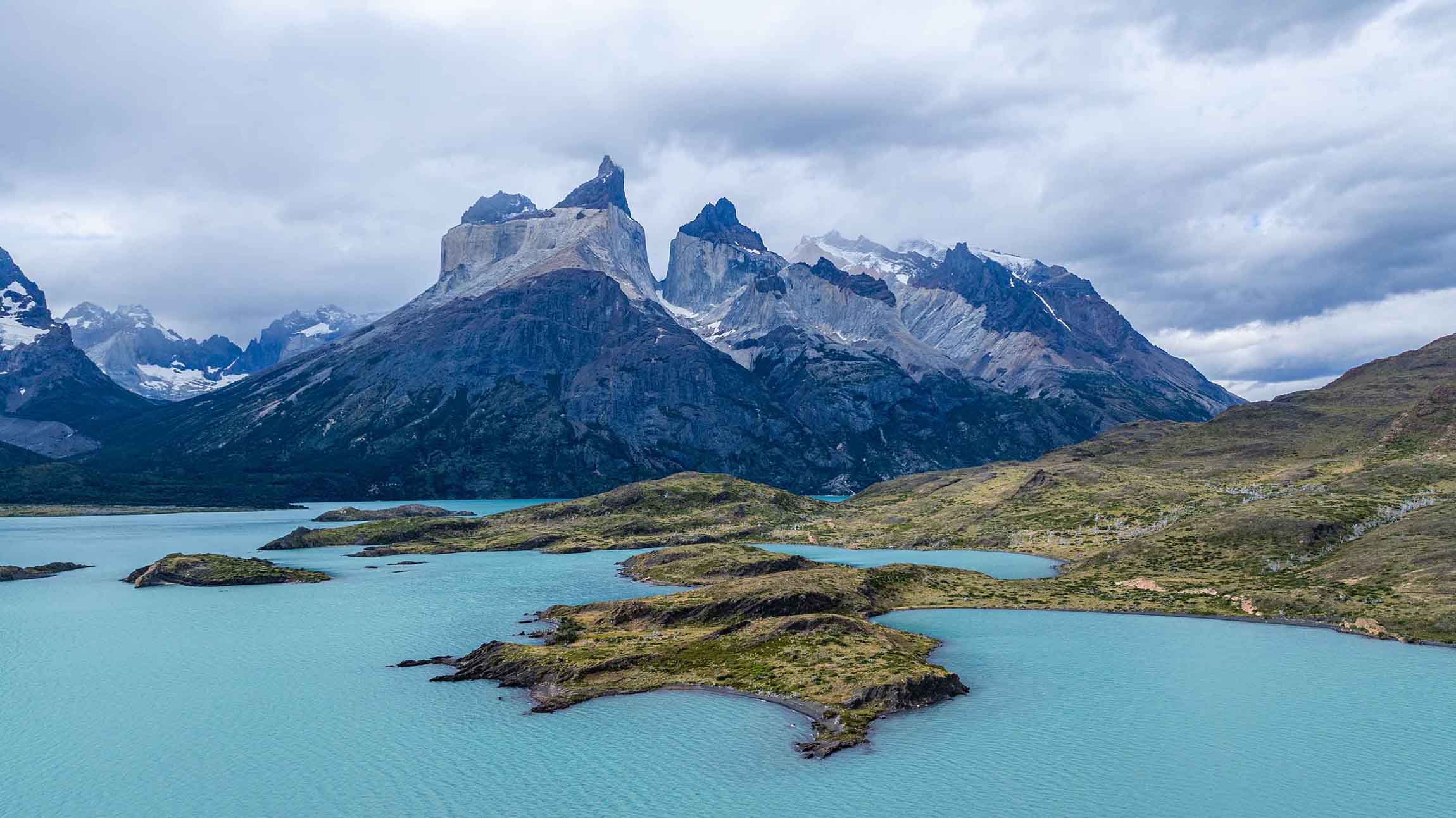 Paisaje de Torres del Paine en Chile